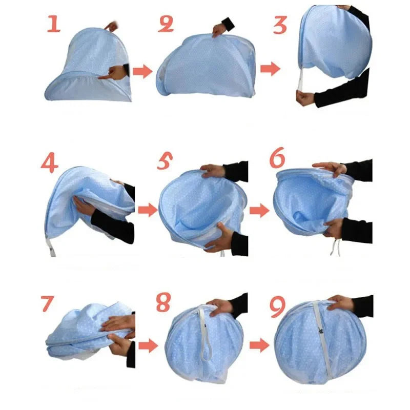 Folding mosquito net with sleeping pad pillow mosquito net bed three piece set music 0-3 year old children's mosquito net - V.I.P Digital Presence
