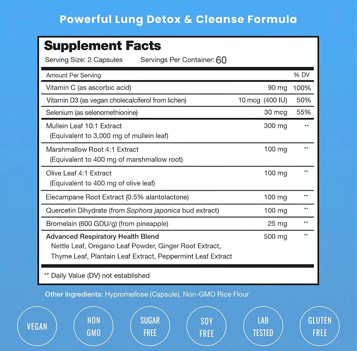 LungPure Mullein Capsules