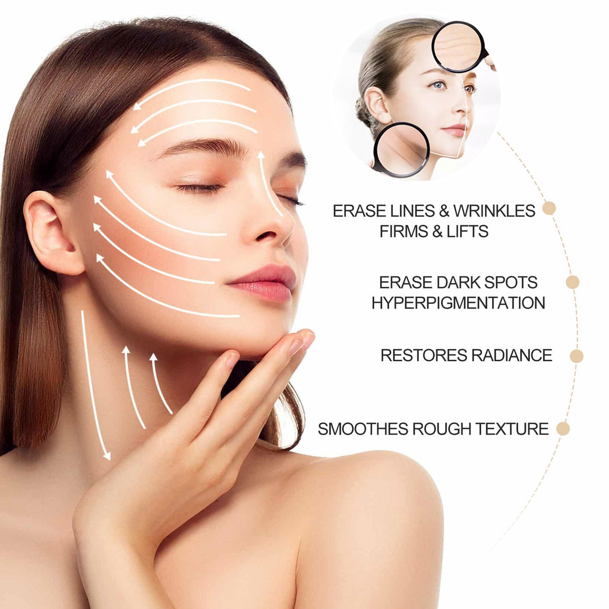 Deep Anti-Wrinkle Serum, Facial Firming Reduces Fine Lines And Wrinkles, Shrinks Pores And Improves Skin - V.I.P Digital Presence