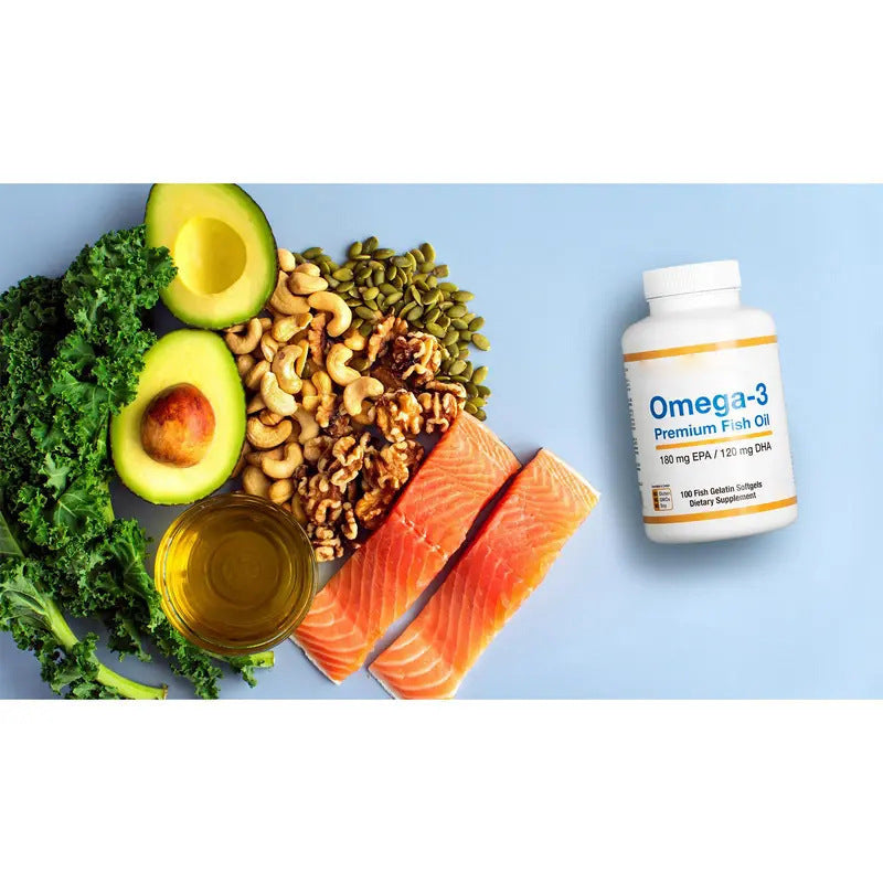 Fish oil soft capsules 60 capsules - V.I.P Digital Presence