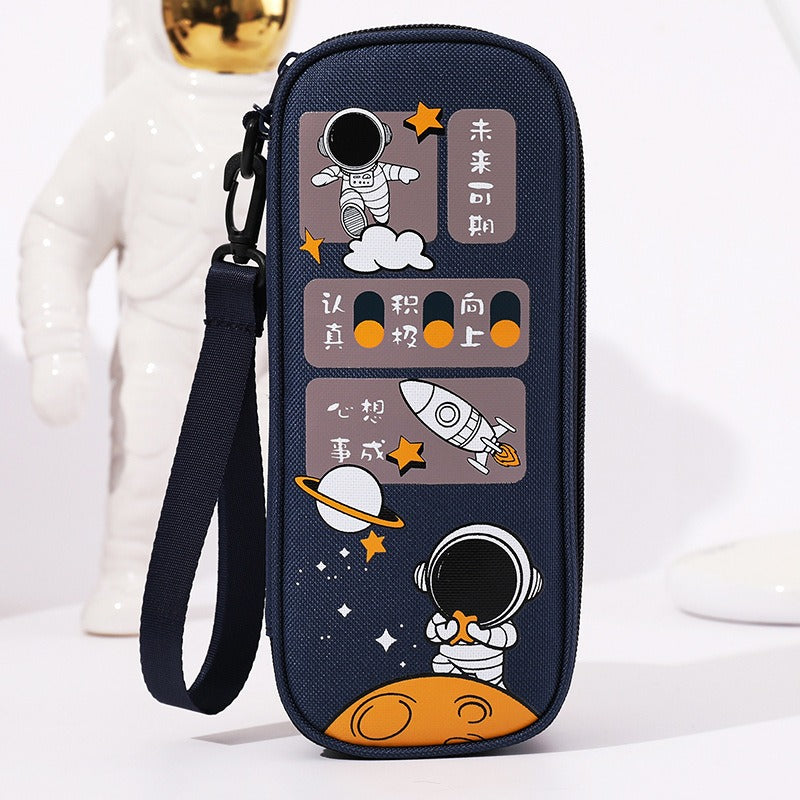 Pencil Case For Elementary School Students Pencil Case Large Capacity Children Simple Multifunctional Universe Star Stationery Box - V.I.P Digital Presence