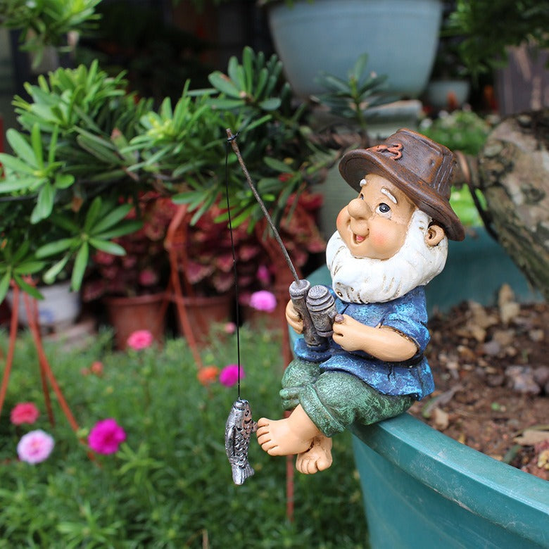 Creative resin ornaments for garden fishing sprites - V.I.P Digital Presence