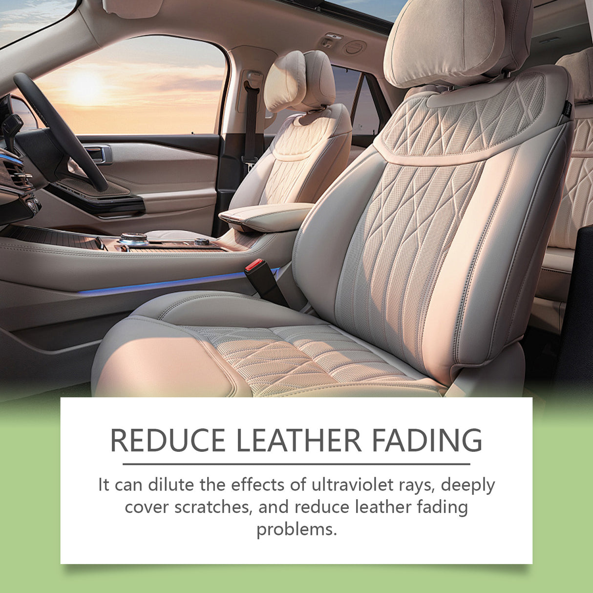 Car Leather Reconditioning Spray, Clean And Decontaminate Bright Car Interior Repair Maintenance Care Spray - V.I.P Digital Presence