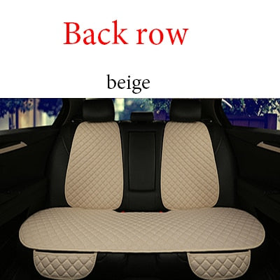 Comfortable Flax car seat cover protector Front or Rear Seat cushion pad cushion back car accessories Suitable for all car mode - V.I.P Digital Presence