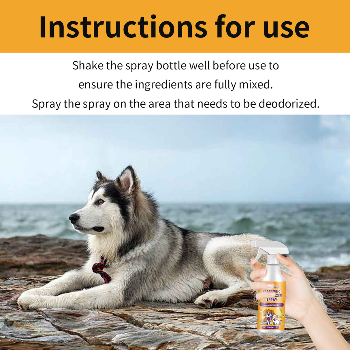 Pet Fabric Deodorizer Spray, Fresh Air Clean Pet Odors Indoor Air Fresh Long-Lasting Deodorant - V.I.P Digital Presence