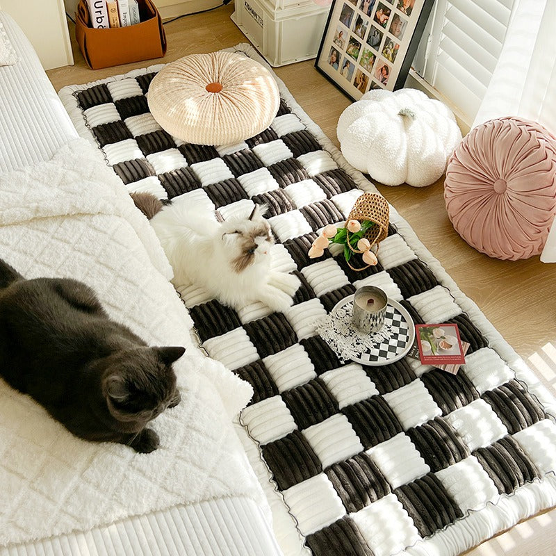 Autumn and winter plush bedside mat anti-skid chenille Mantou mat bedroom tatami sleeping carpet - V.I.P Digital Presence
