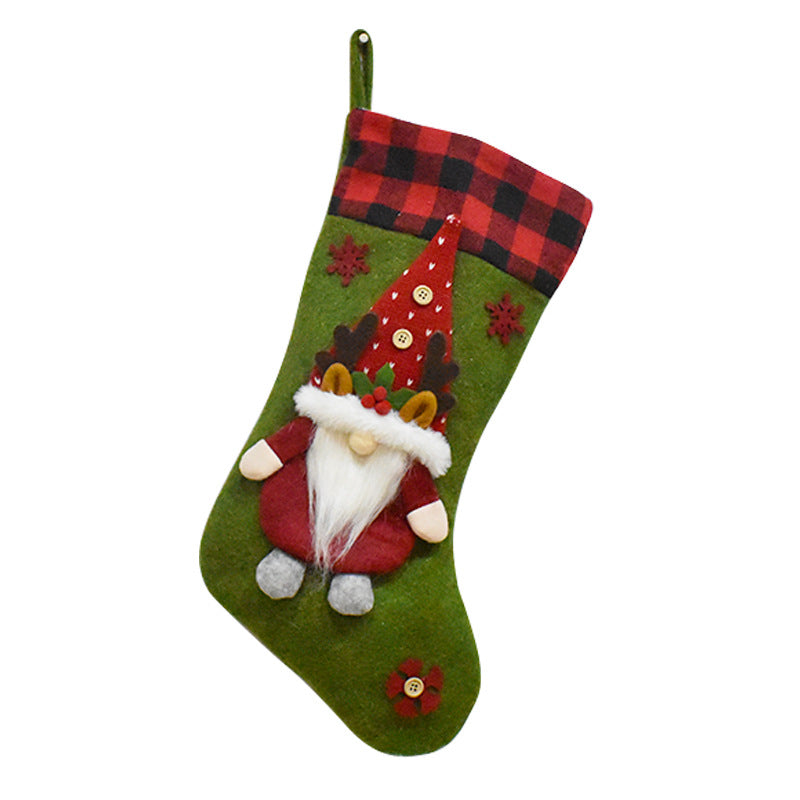 Christmas Decoration Gift Faceless Doll Christmas Socks Pendant Santa Claus Children's Christmas Gift Bag - V.I.P Digital Presence