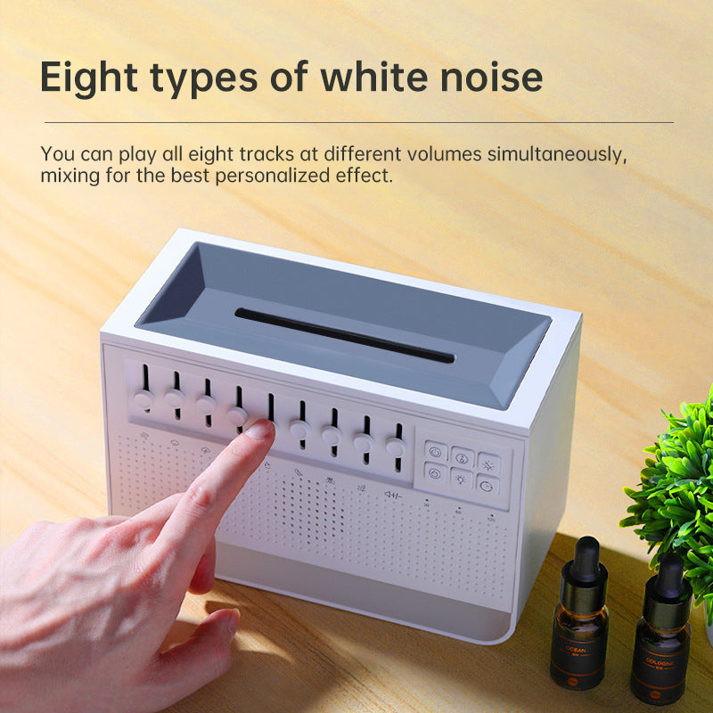 Haut-parleur Bluetooth Portable à bruit blanc, aide au sommeil, veilleuse, humidificateur, Machine tout-en-un, 8 Goup, son natur - V.I.P Digital Presence