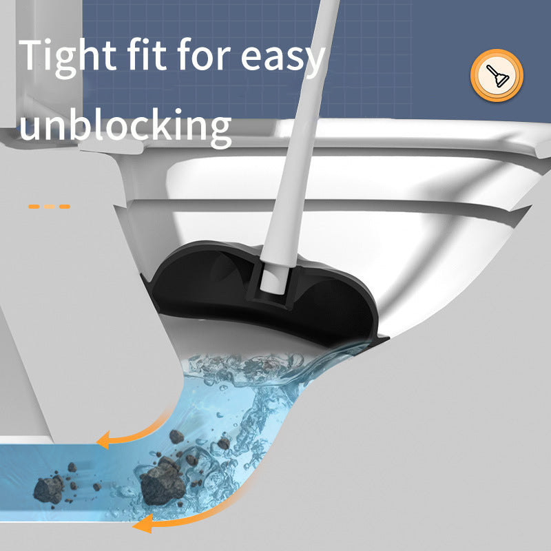 Toilet Brush, Toilet Toilet Brush, Leather Strap With Base, Household Cleaning Brush, Toilet Set - V.I.P Digital Presence