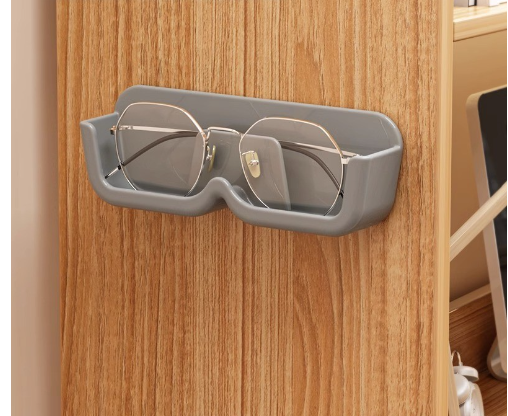 Glasses storage rack wall mounted non perforated decorative wall display sunglasses storage rack storage box - V.I.P Digital Presence