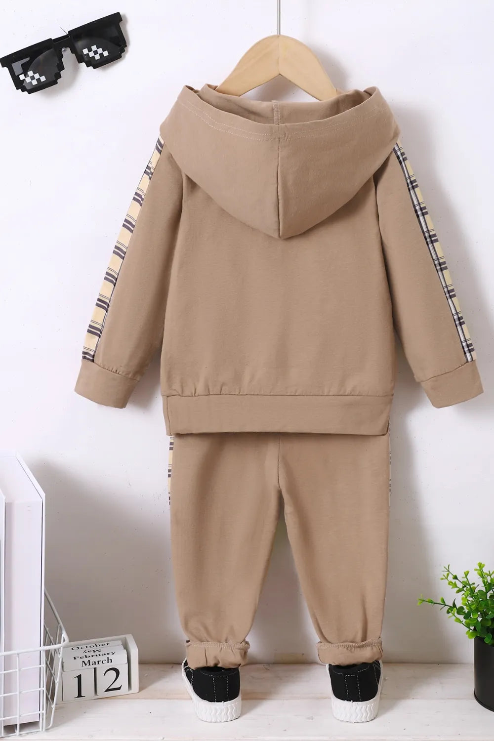 Children's Plaid Hoodie and pants Set - V.I.P Digital Presence