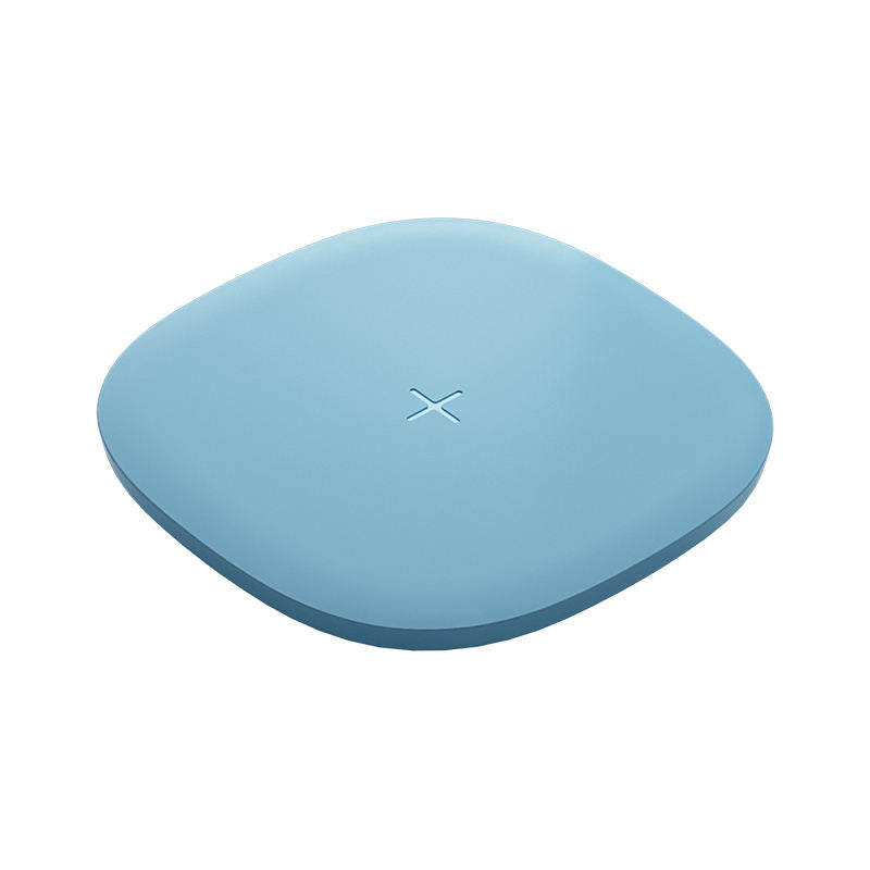 Cargador inalámbrico de escritorio móvil de carga única, adecuado para Samsung, Huawei, cargador inalámbrico cuadrado de 15 W.