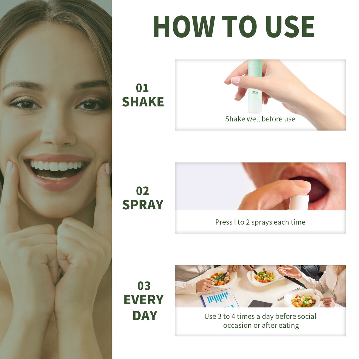 Probiotic Breath Freshener, Removes Bad Breath And Leaves Fragrance Probiotic Freshness Instant Mouth Spray - V.I.P Digital Presence