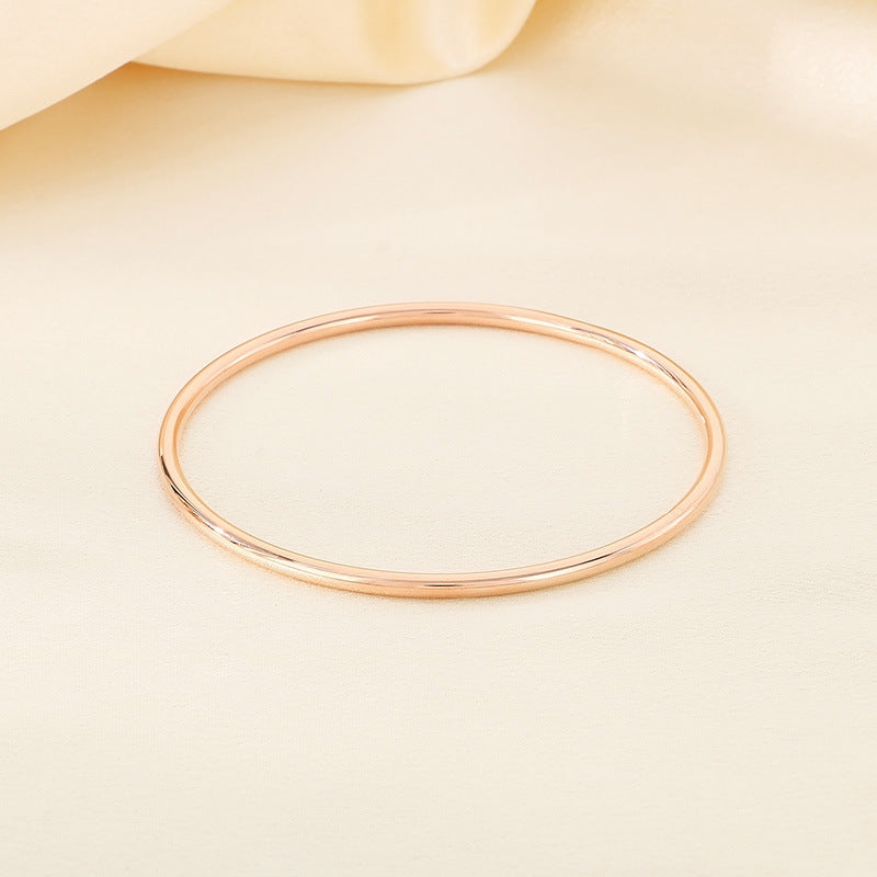 3mm smooth plain circular ring bracelet with multiple layers for wearing wristbands and accessories - V.I.P Digital Presence