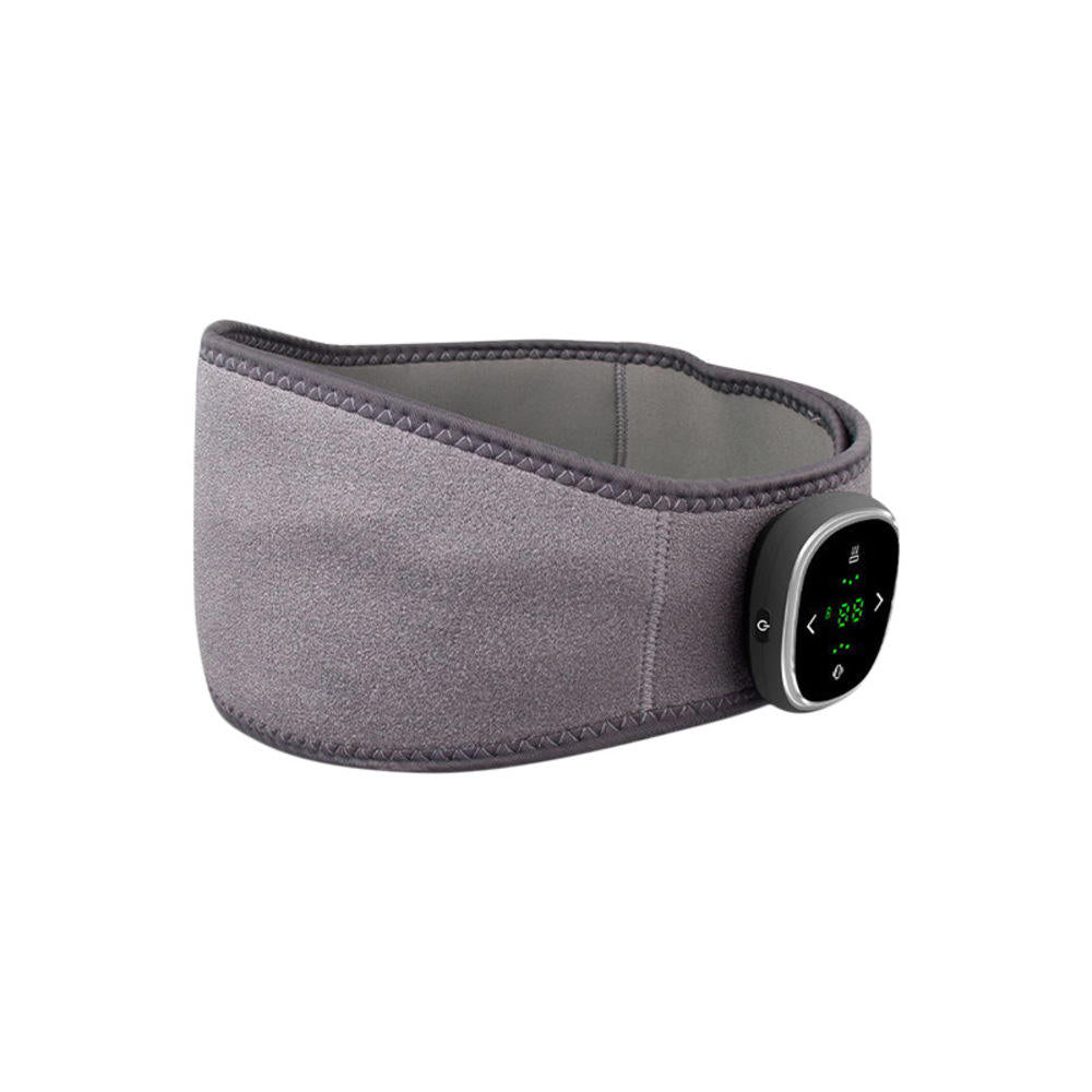 EMS Pulse Massage 16 Levels Keep Warm Waist Support Belt Heat Compress Pain Relief Electric Portable Back Waist Massager - V.I.P Digital Presence
