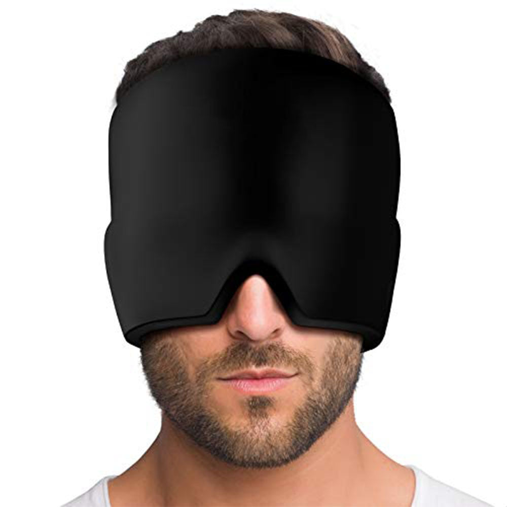 Migraine Relief Hat Ice Pack Headache Relief Gel Eye Mask Cold Therapy Migraine Face Mask Elastic Bag - V.I.P Digital Presence