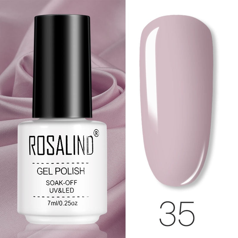ROSALIND Gel Polish Set Manicure for Nails Semi Permanent Vernis top coat UV LED Gel Varnish Soak Off Nail Art Gel Nail Polish - V.I.P Digital Presence