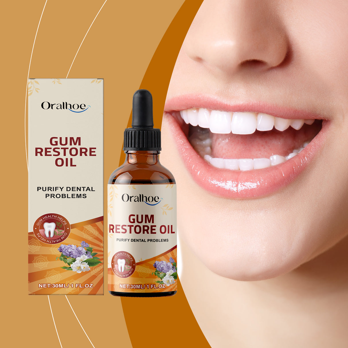 Herbal Gum Repair Solution, Gently Cleans Tartar Stains And Relieves Discomfort Care For Teeth - V.I.P Digital Presence