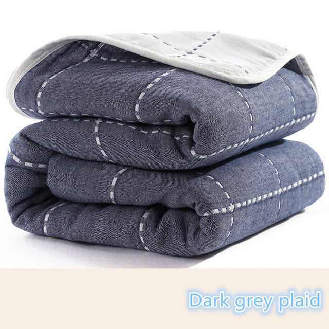 Baby Blankets Newborn Muslin Cotton 6 Layers Thick Swaddle Kids Receiving Blankets Children Cover Bedding - V.I.P Digital Presence