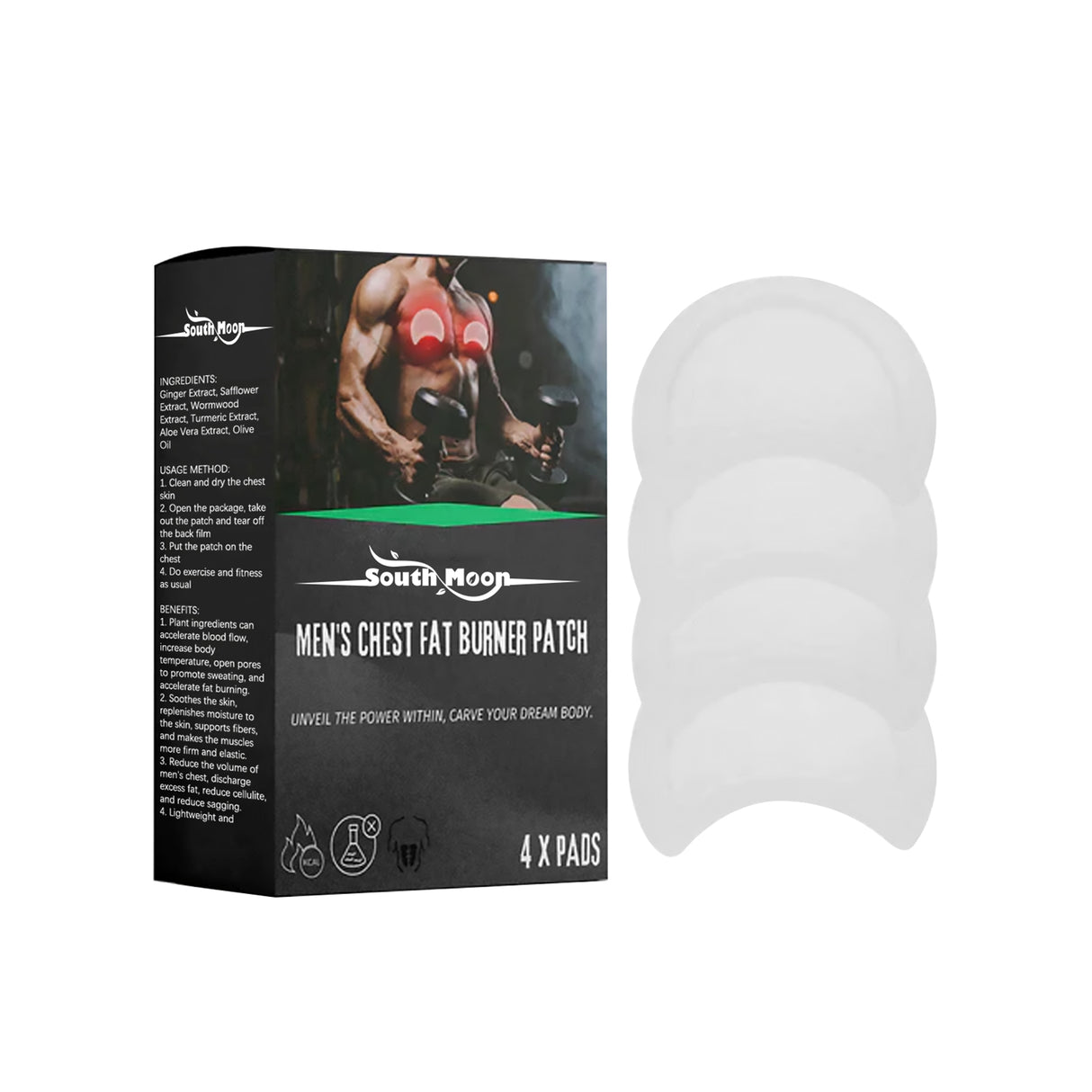 Men's Chest Fat Burner Patch, Chest Firming And Anti-sagging Chest Massage And Care Patch - V.I.P Digital Presence