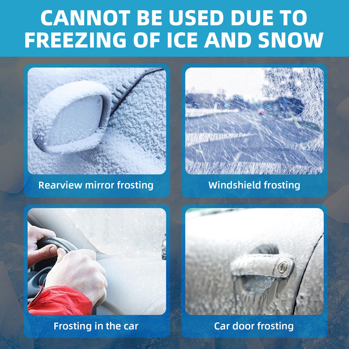 Snow Remover, Car Windshield Defogging Deicing Quick Snow Melting Portable Heater - V.I.P Digital Presence