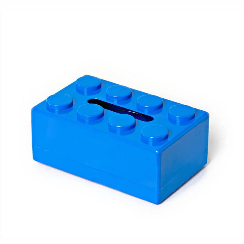 ABS Building Block Shaped Tissue Box Wall-mounted Creative Face Towel Box Organizer Perforation-free Removable - V.I.P Digital Presence