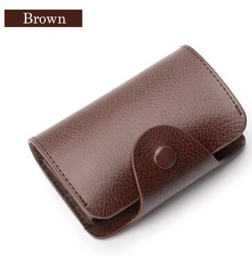 Genuine Leather Card Wallet for Men and Women Cowhide Business Card Holder Credit Card Purse - V.I.P Digital Presence