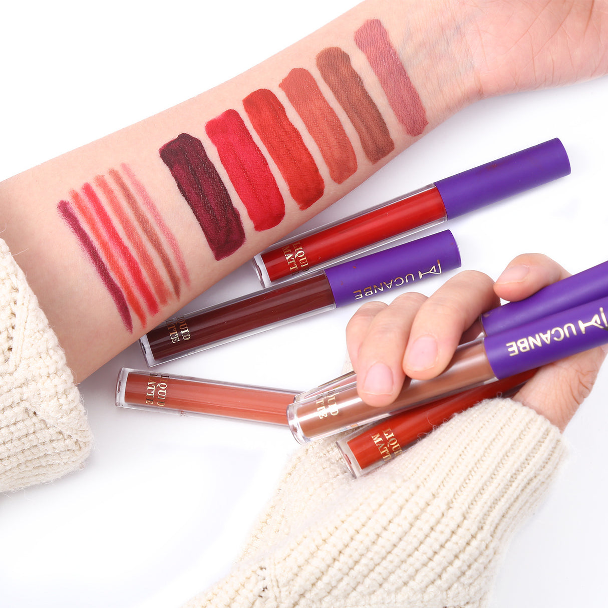 UCANBE Matte Lip Glaze + Lip Liner + Primer Set of 13 Packs - V.I.P Digital Presence