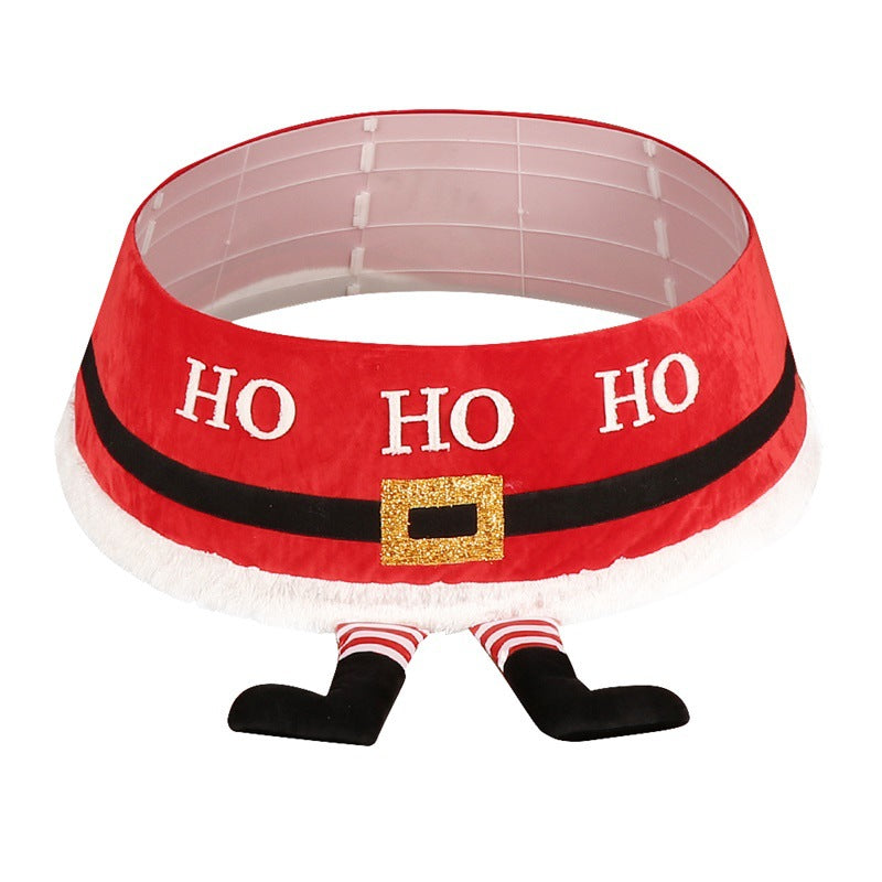 New Christmas Tree Skirt Christmas Party Decoration Santa Claus Feet Christmas Tree Base Apron - V.I.P Digital Presence
