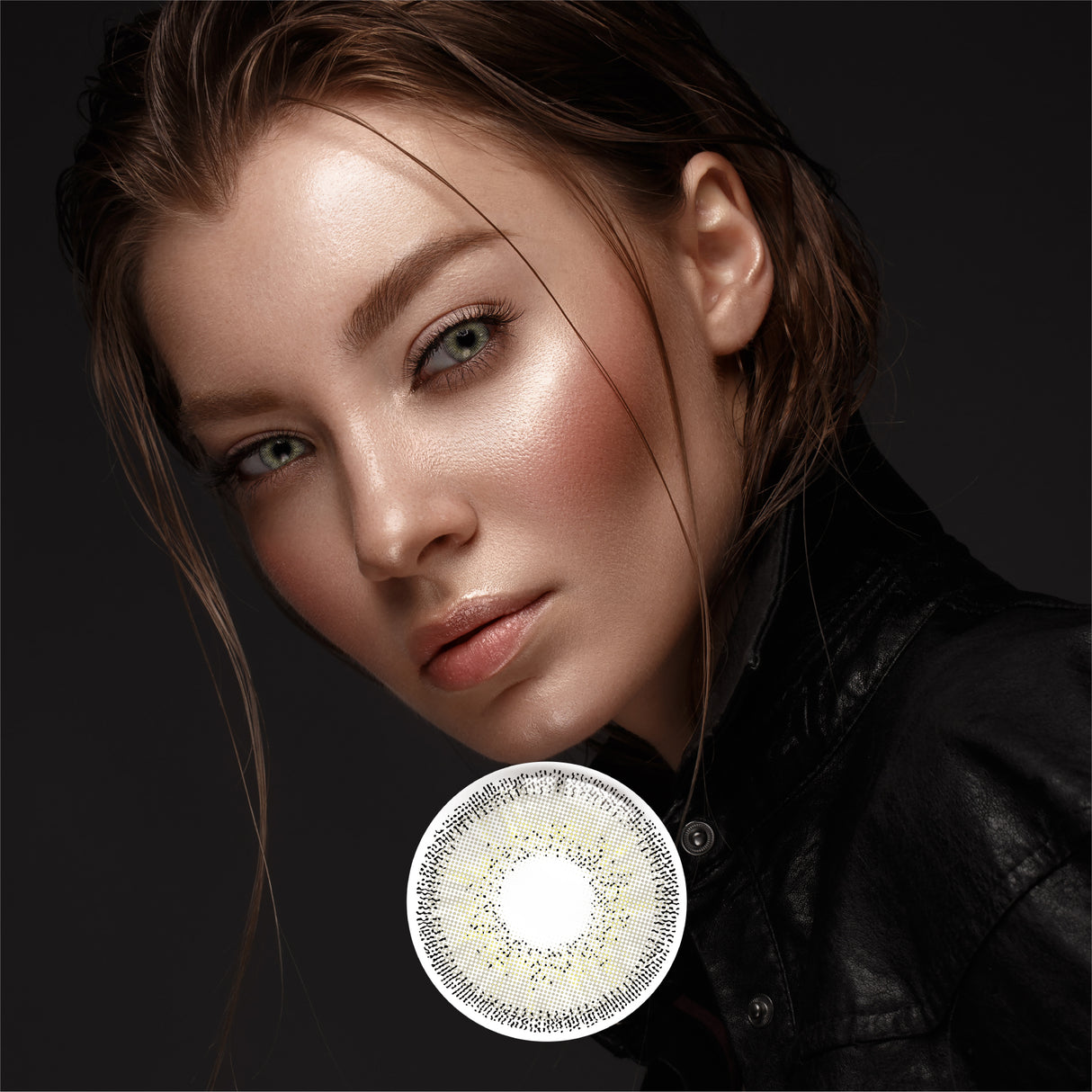 1Pair FDA Certificate Eyes Beautiful Pupil Colorful Girl Cosplay Contact Lenses MY WAY GRAY - V.I.P Digital Presence