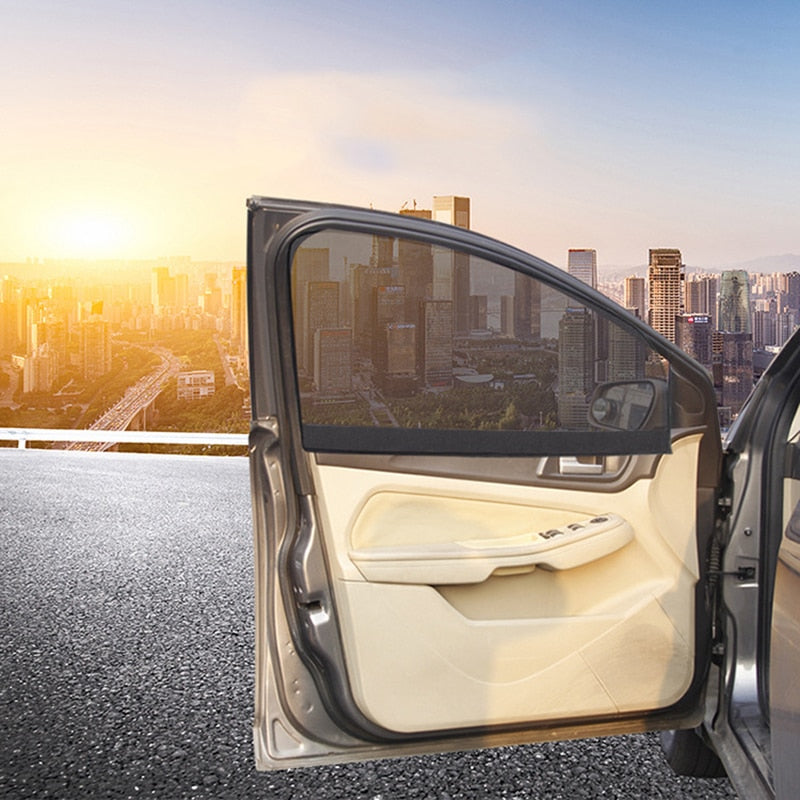 Magnetic Car Sun Shade UV Protection Car Curtain Car Window Sunshade Side Window Mesh Sun Visor Summer Protection Window Film - V.I.P Digital Presence