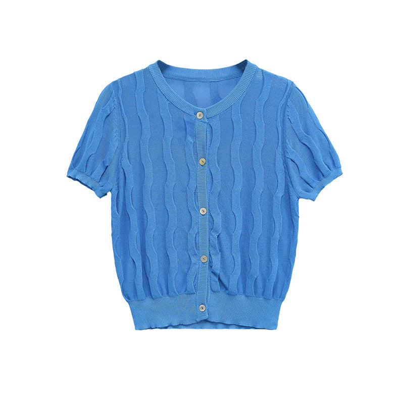 Elastic Waist Style Loose Pullover Women's Unique Design Knit Sweater - V.I.P Digital Presence