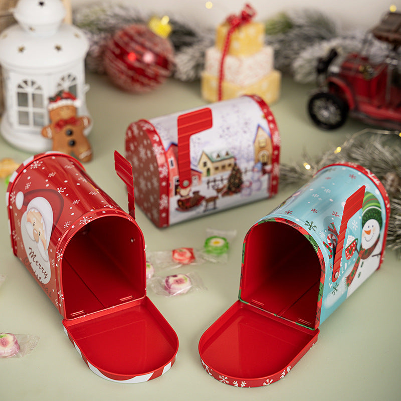 New Christmas decoration products, Christmas mailbox, tin box, gift box, candy box, gift box, ornament - V.I.P Digital Presence