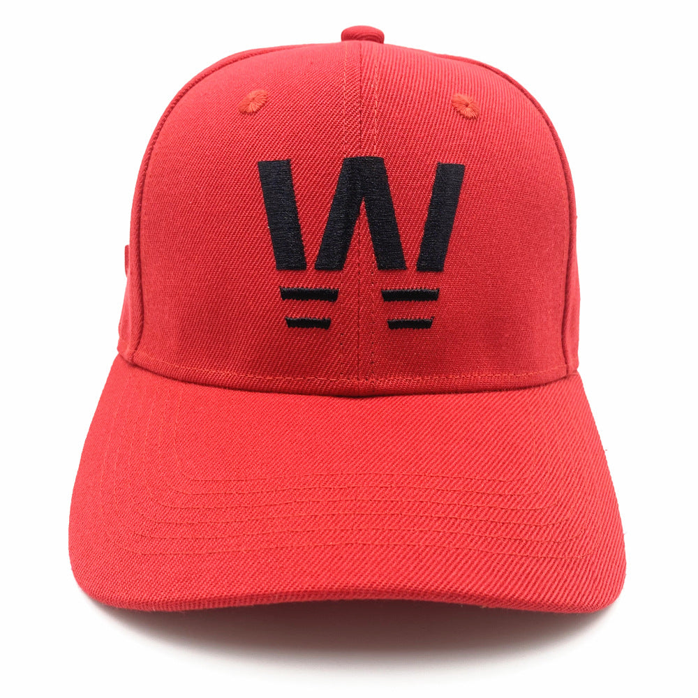 Anime soccer player hat embroidered red baseball cap duckbill cap - V.I.P Digital Presence