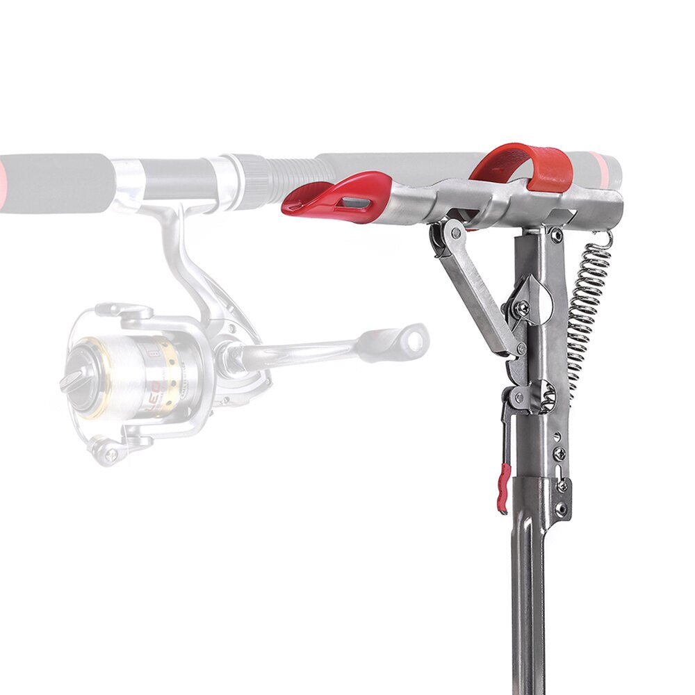Automatic Spring Fishing Rod Holder Folding Fishing Pole Mount Bracket Ground Stand Доставка из России 3-7days delivery - V.I.P Digital Presence