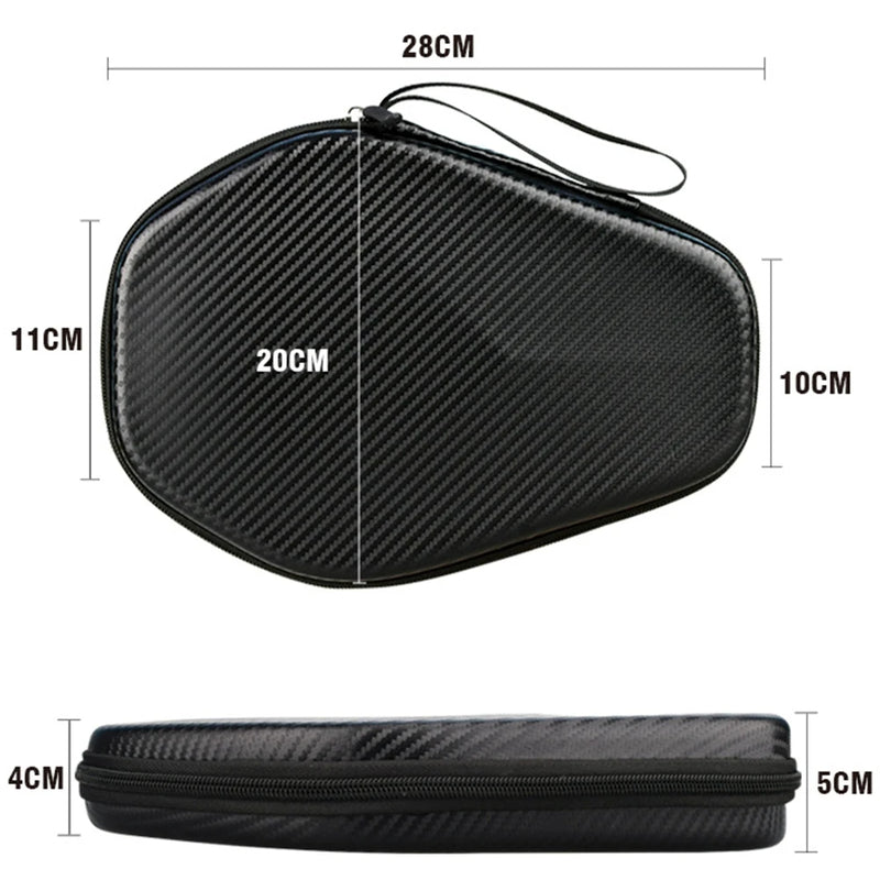 Table Tennis Racket Case Bag Pingpong Paddle Storage Bags Portable Waterproof Zipper Handbag Table Tennis Accessories - V.I.P Digital Presence