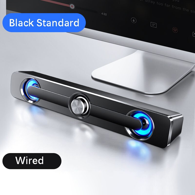 USB Wired Powerful Computer Speaker Bar Stereo Subwoofer Bass speaker Surround Sound Box for PC Laptop phone Tablet MP3 MP4 - V.I.P Digital Presence