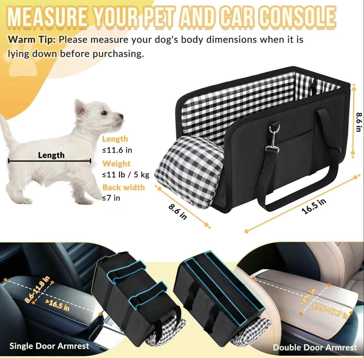 PawRide Pet Car Seat