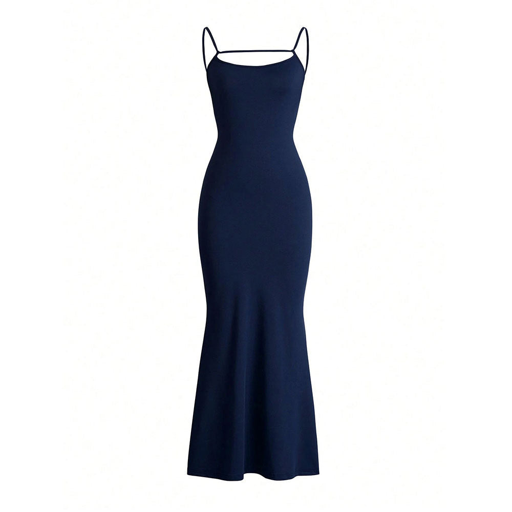 Sexy backless design dress long skirt - V.I.P Digital Presence