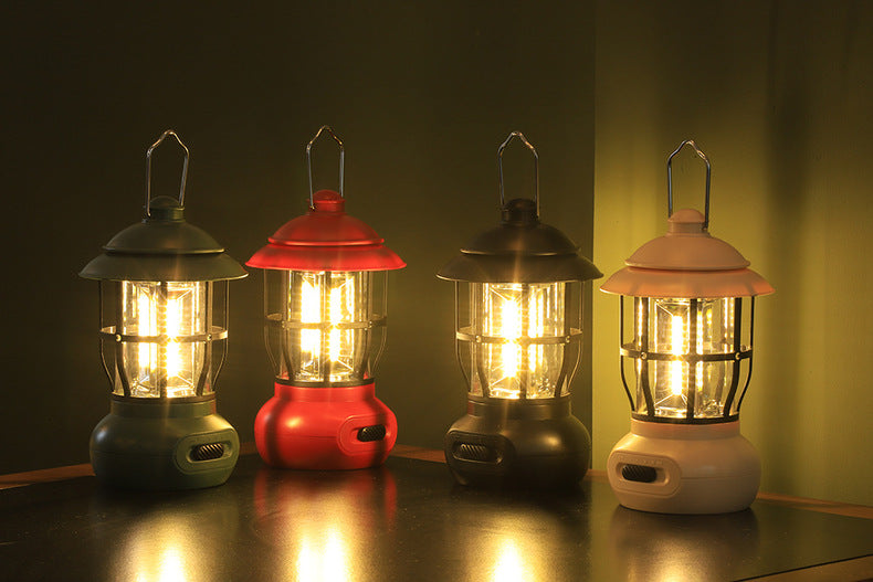 Camping Ligjt Outdoor Ambience Lighting Camping Light Vintage Horse Light Gift USB Charging Tent Camp Lamp - V.I.P Digital Presence