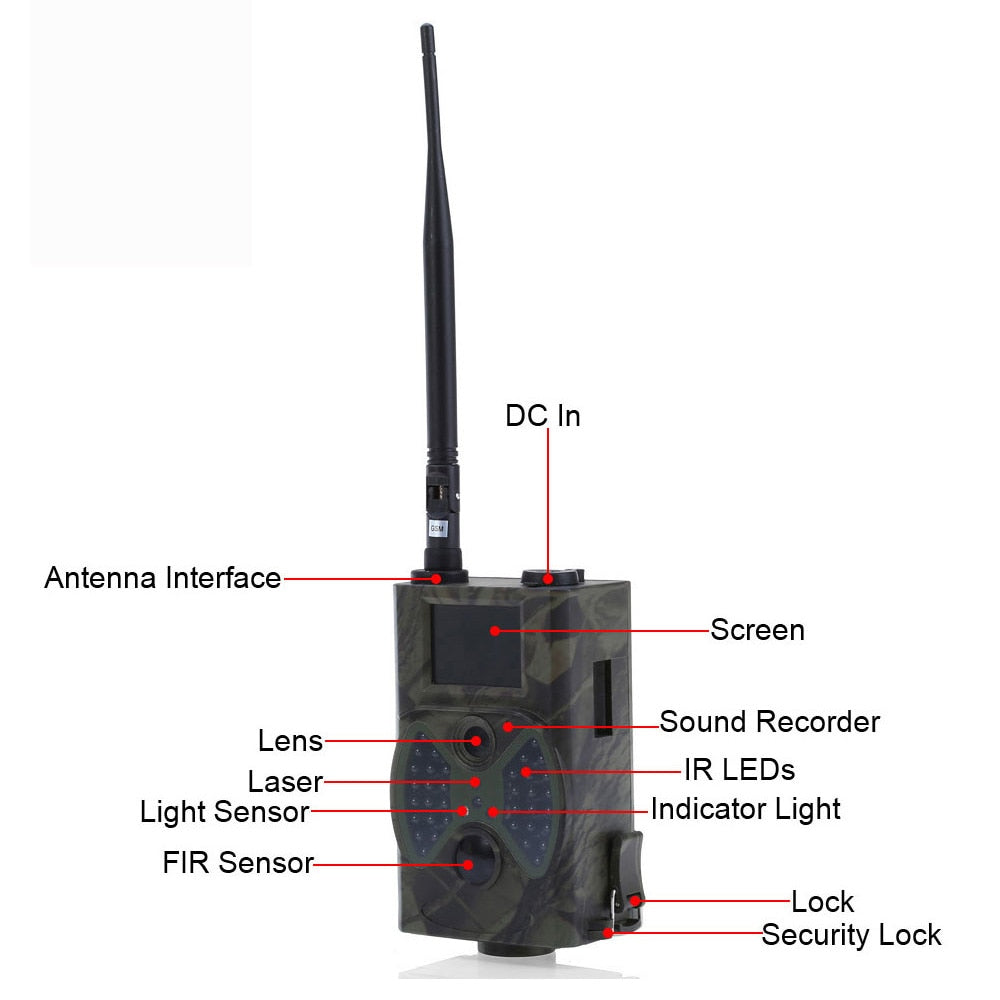 Outlife HC300M Hunting Trail Camera Email MMS GSM Trap Camera 12MP 1080P Night Vision GPRS Infrared Wild Hunting Camera Wildlife - V.I.P Digital Presence