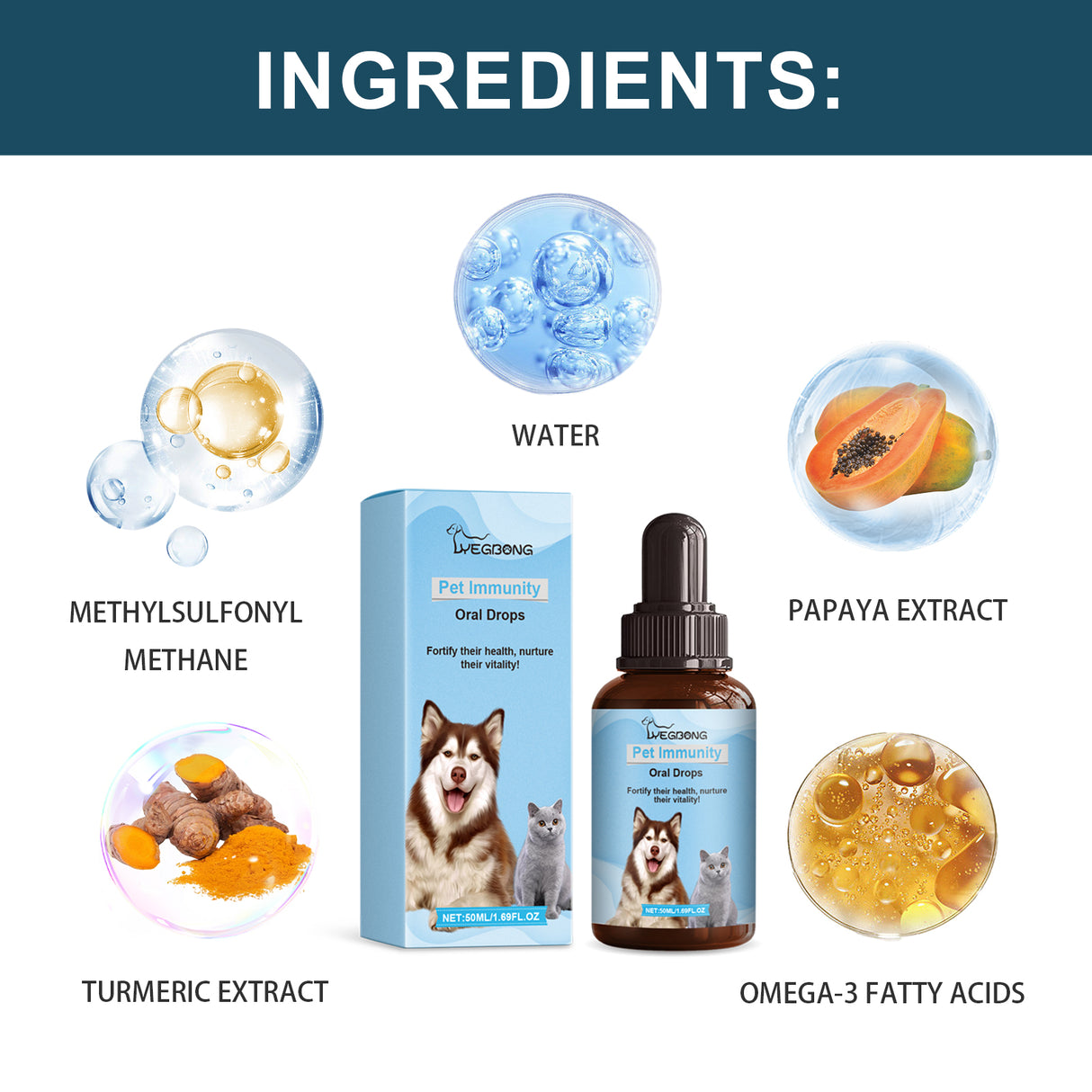 Pet Immune Oral Drops, Special Nutritional And Immune Health Drops For Cats And Dogs - V.I.P Digital Presence
