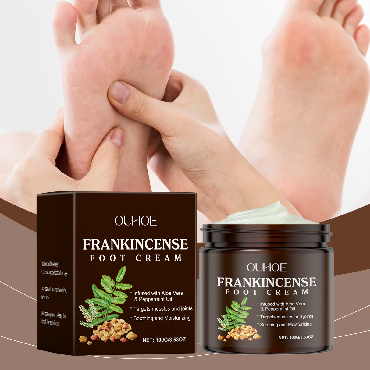 Crema nutritiva e hidratante para pies. Hidrata suavemente la piel de los pies con una crema nutritiva y exfoliante profunda.