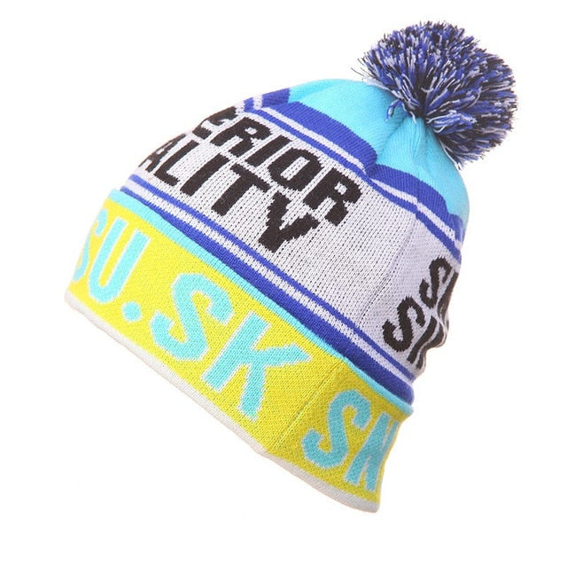 NEW Skiing Hats for Christmas Women Warm Winter Knitting Skating Skull Cap Hat Beanies Turtleneck Caps Ski Cap Snowboard Hat - V.I.P Digital Presence