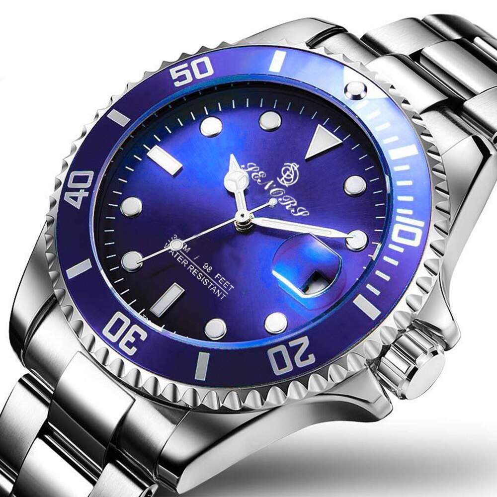 Brand Luxury Men Watches Automatic Black Watch Men Stainless Steel Waterproof Business Sport Mechanical Wristwatch Sub Mariner - V.I.P Digital Presence
