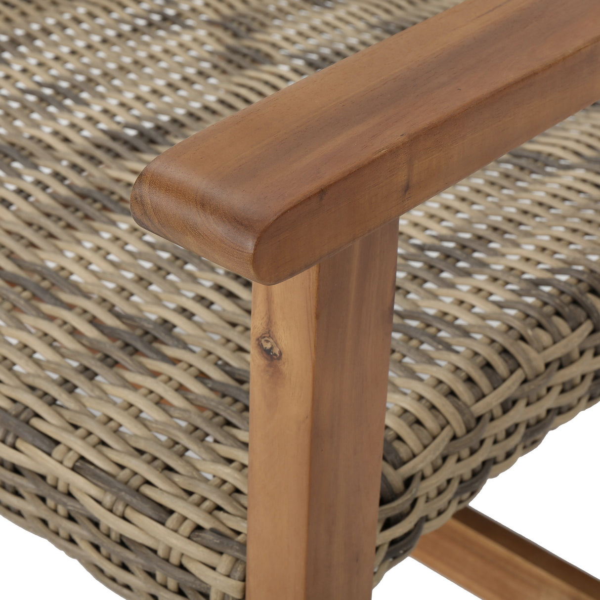 HAMPTON WOOD + WICKER CLUB CHAIR ( set of 2) - V.I.P Digital Presence