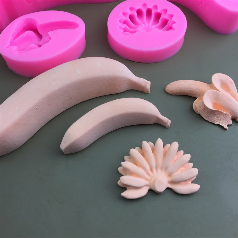 A 3D banana mousse cake with jelly pudding baked and decorated using silicone molds - V.I.P Digital Presence