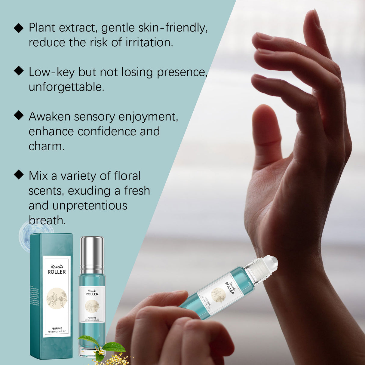 Charm Ball Perfume Mint Laurel Fresh Niche Wear Perfume On The Wrist Neck Lasting Fragrance - V.I.P Digital Presence