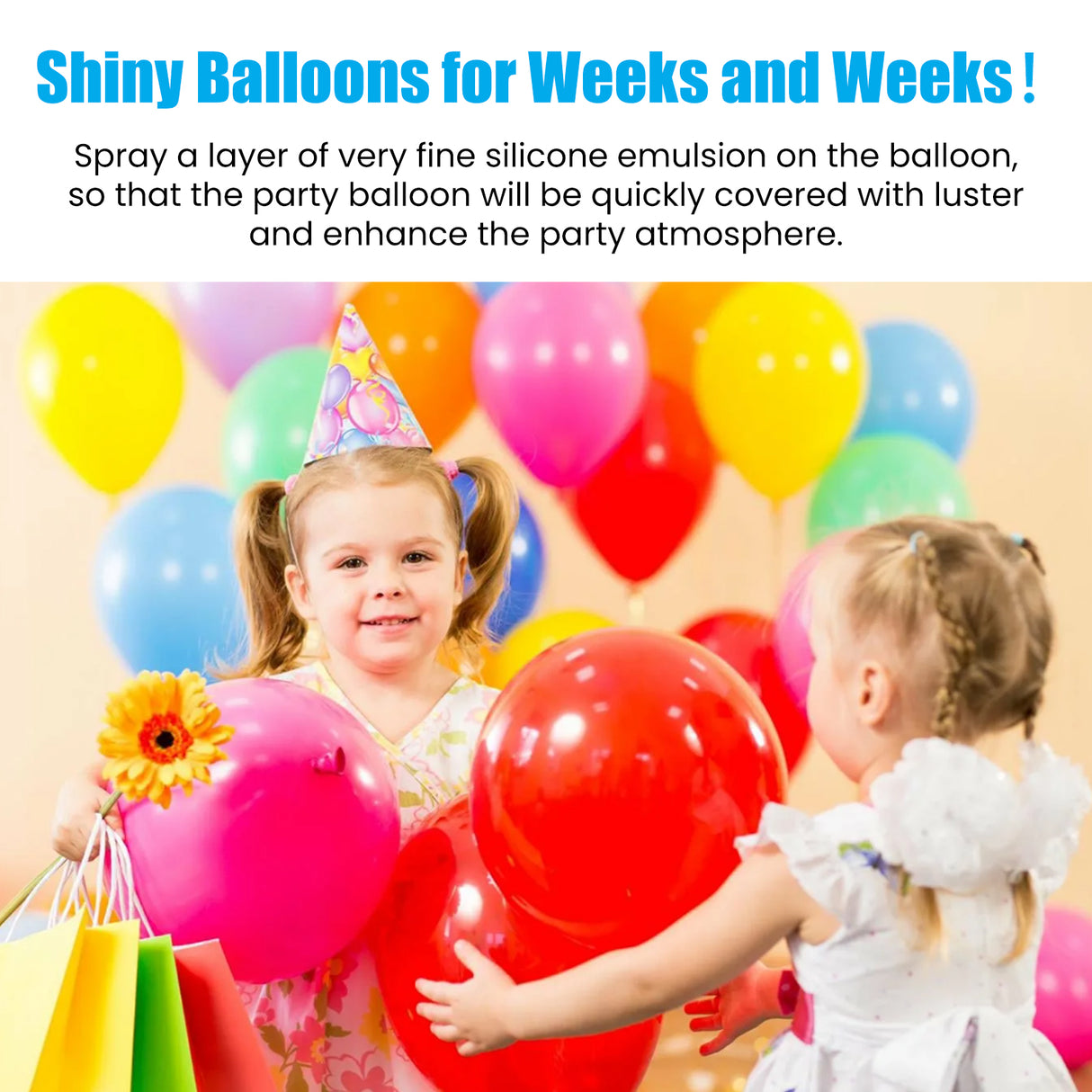 Aerosol Balloon Spray, Balloon Surface Texture Gloss Lasting Non Oxidation Fading Spray - V.I.P Digital Presence