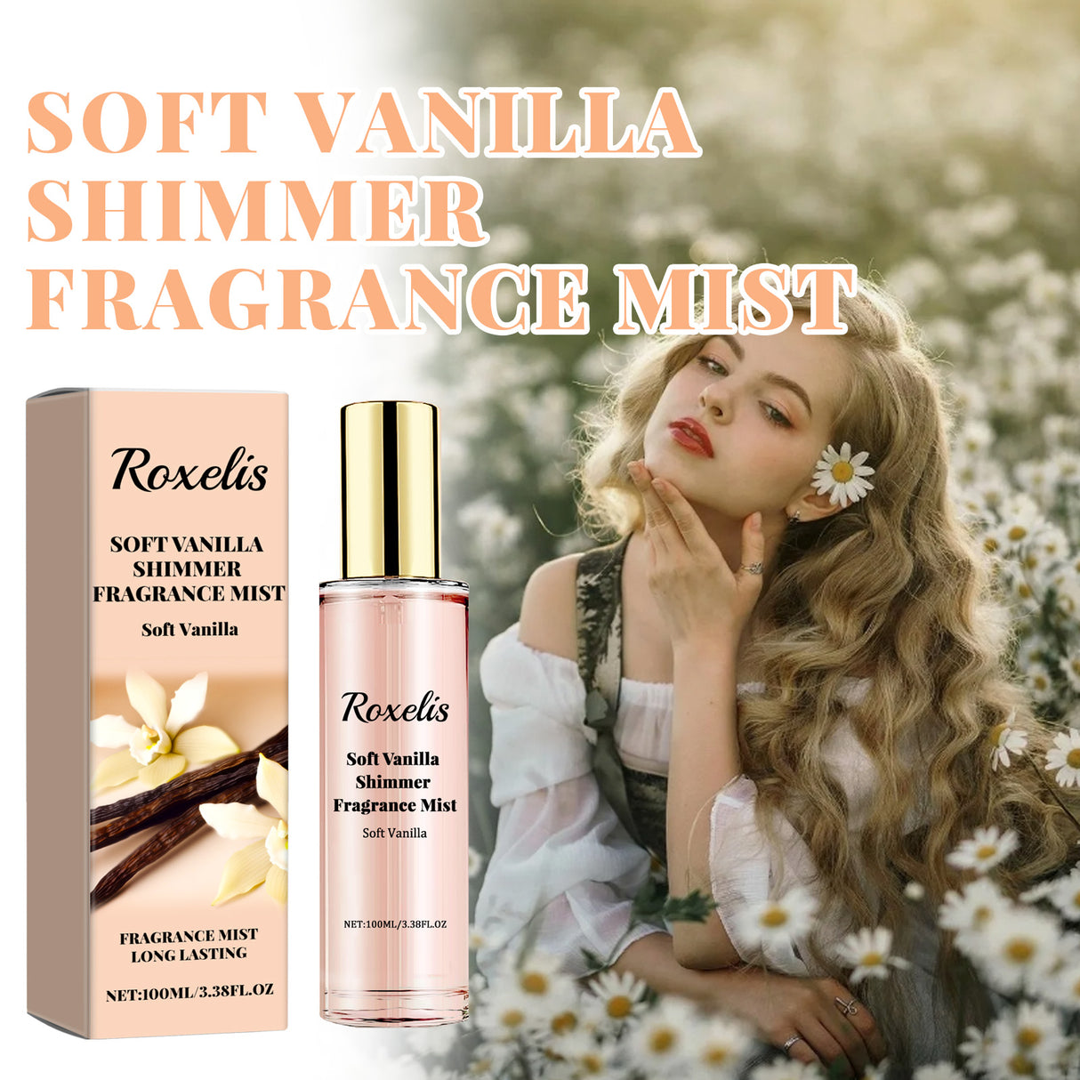 Soft Vanilla Shimmer Fragrance Mist, Lasting Fragrance Fresh And Natural Couples Date With Fragrance To Bring Atmosphere Encounter - V.I.P Digital Presence